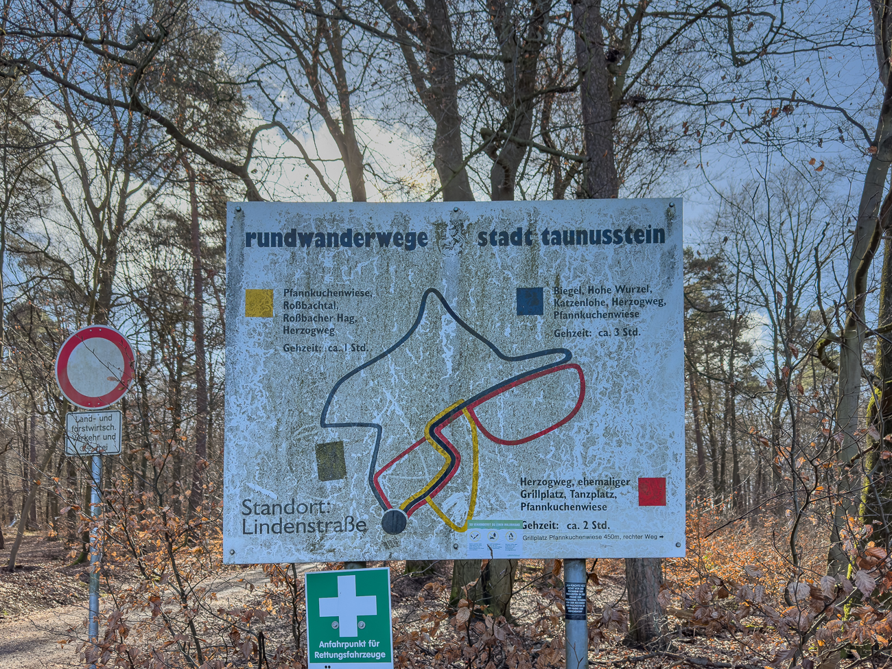 Einige Rundwanderwege der Gegend