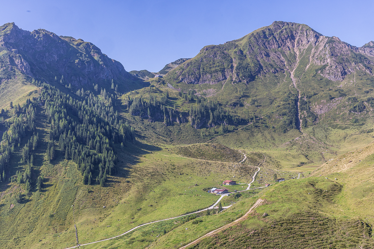 Unten die Wildalm ...