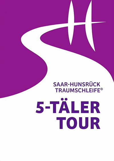 Kennzeichnung der Traumschleife 5-Täler-Tour