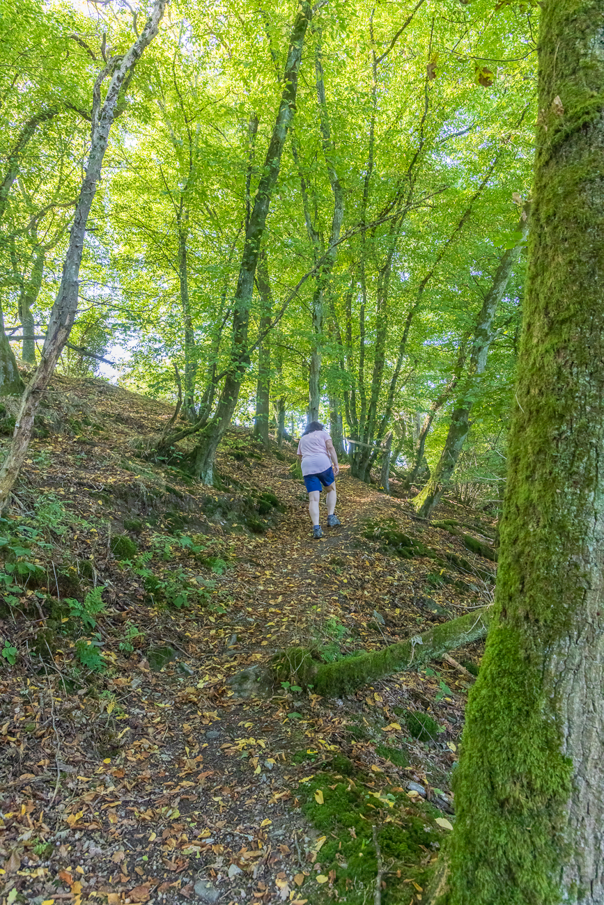 Bergauf ist hier die Devise