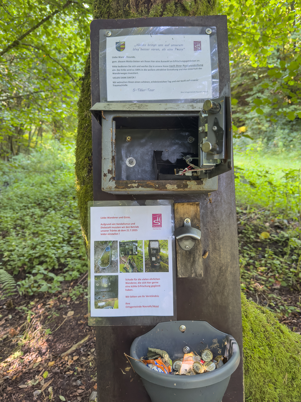 Leider wieder einmal Vandalismus :-(