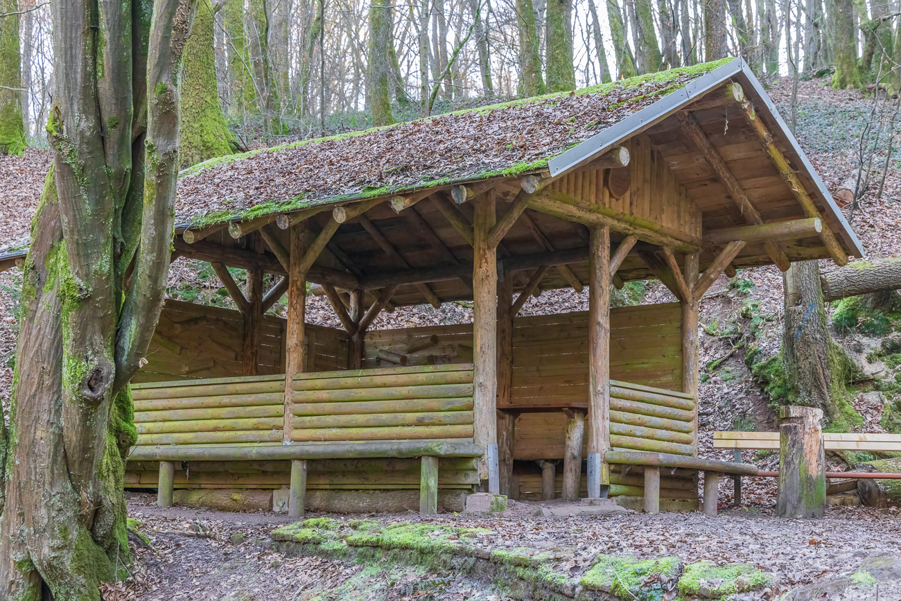 Schutzhütte an der Ebertsquelle