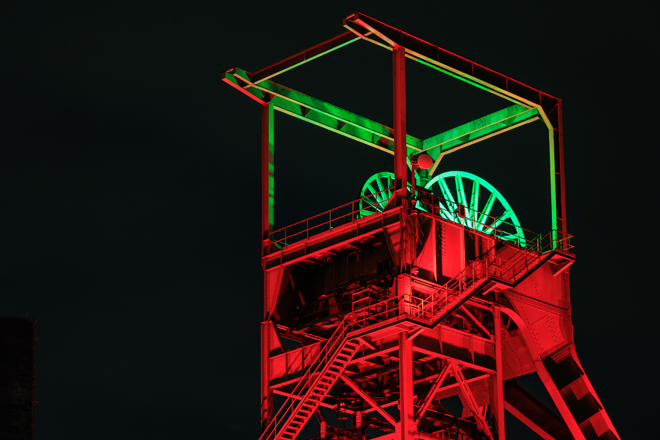 Redener Lightnight von der Brücke aus gesehen