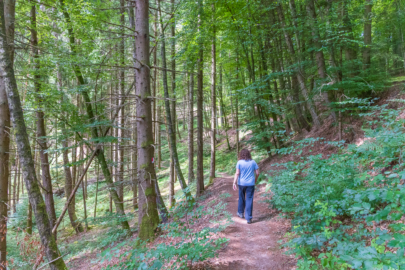 ... und mal schmale Pfade