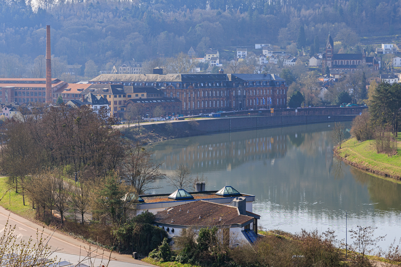 Blick auf Mettlach und die Saar