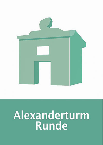 Kennzeichnung des Wanderwegs "Alexanderturm Runde"