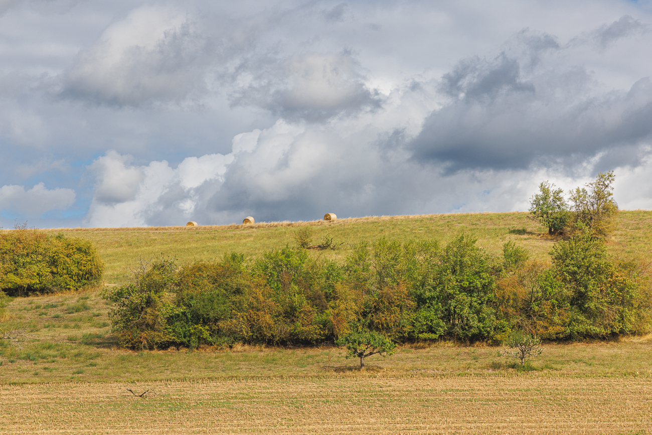 Wolken über der Landschaft